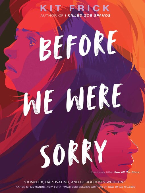 Title details for Before We Were Sorry by Kit Frick - Wait list